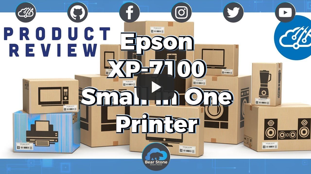 Epson XP-7100 Small-in-One wireless Printer review and Unboxing